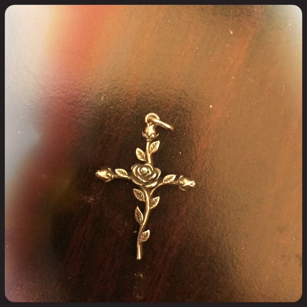 James avery rose cross
